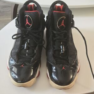 Jordan Black and Red Men's Shoes